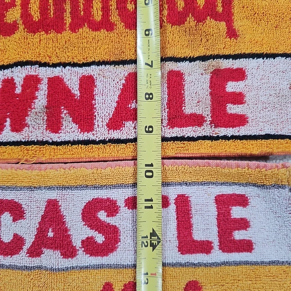 2 Newcastle The One and Only Brown Ale Woven 100% Cotton Bar Towel